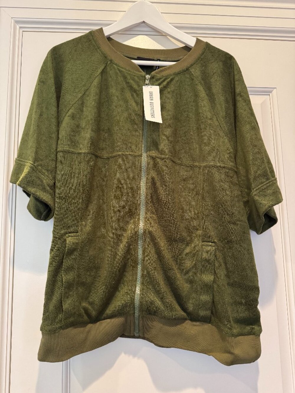 Out From Under by Urban outfitters Valtina Terry Track Sweatshirt Size XL